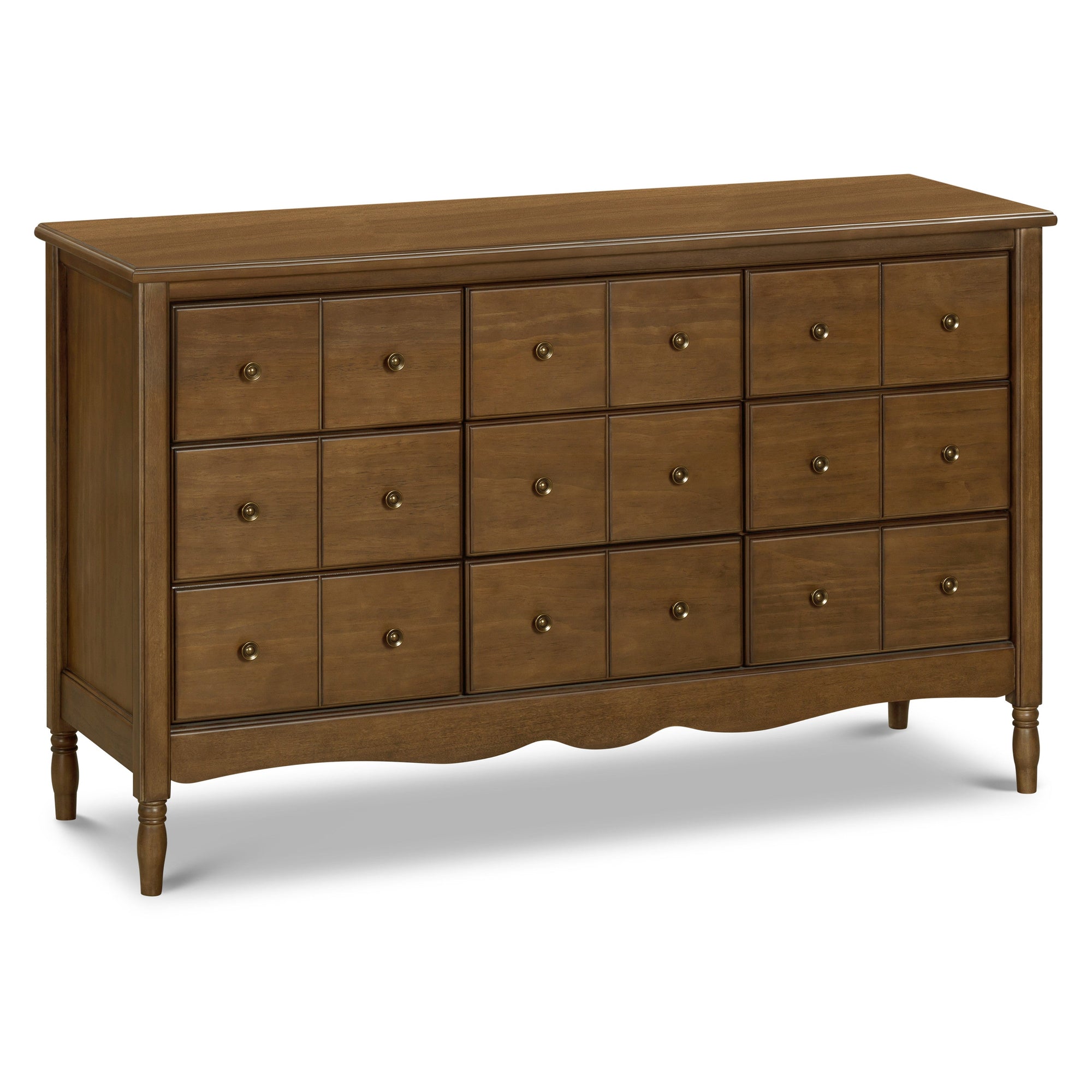 M7128NL,Namesake,Liberty 9-Drawer Assembled Dresser in Natural Walnut