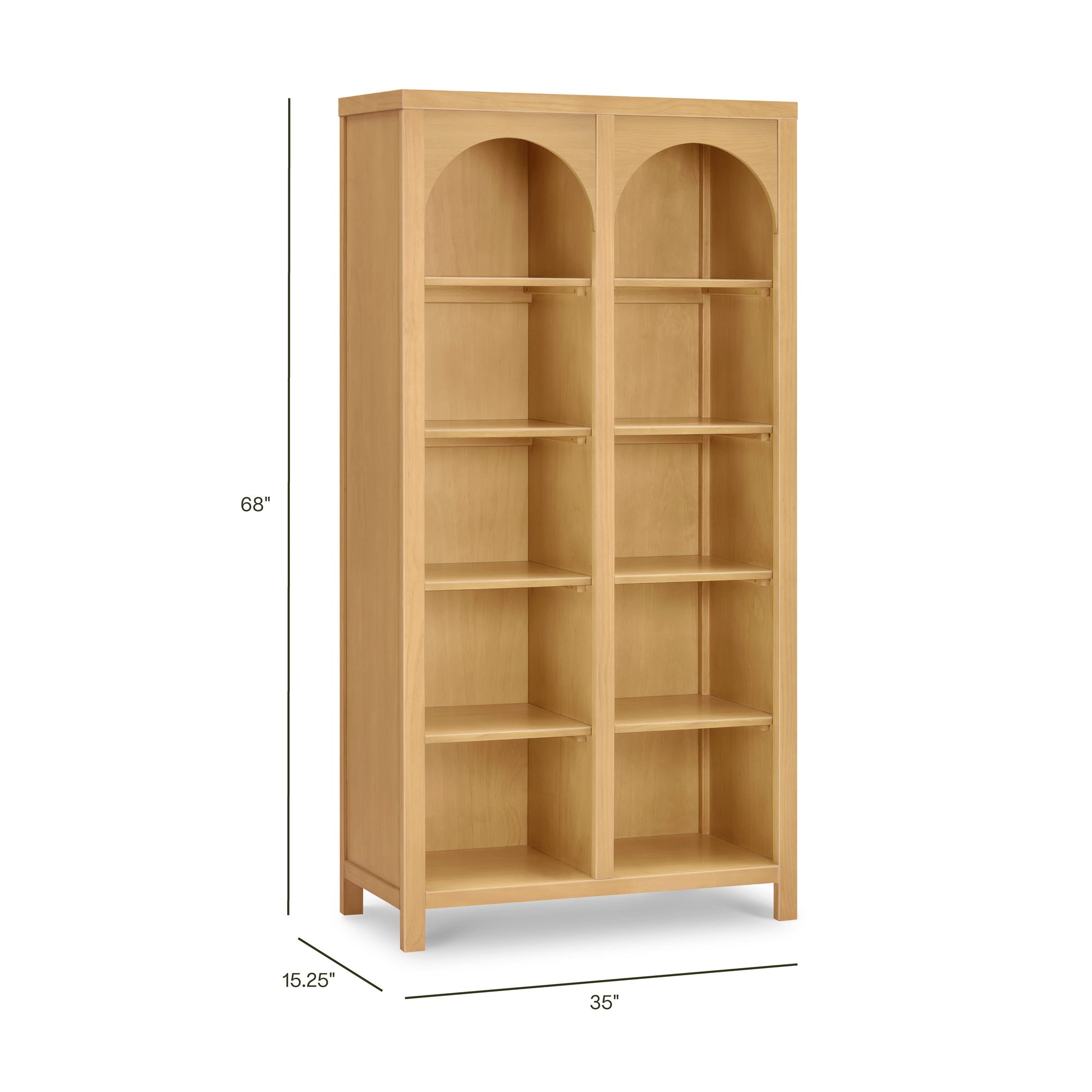 M24814HY,Namesake,Eloise Bookcase  Assembled in Honey