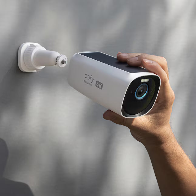 eufy eufycam 3 Indoor/Outdoor 16-Channel 2-Camera 4K Battery-operated Bullet Emmc (Included) Security Camera System