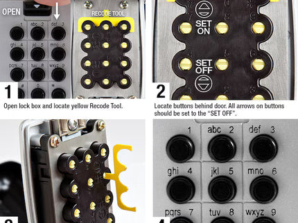 Master Lock Wall Mount Combination Push Button Lock Box