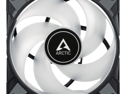 ARCTIC P12 PWM PST A-RGB 120mm Case Fans – 3-Pack, 200–2000 RPM, 5V ARGB, Static Pressure Optimized – Black