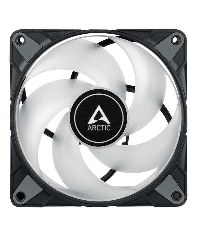 ARCTIC P12 PWM PST A-RGB 120mm Case Fans – 3-Pack, 200–2000 RPM, 5V ARGB, Static Pressure Optimized – Black
