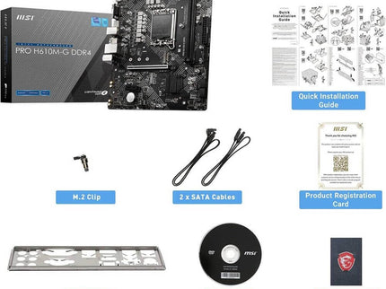 MSI PRO H610M-G DDR4 Motherboard