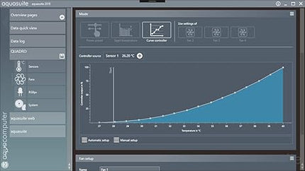 Aquacomputer Compatible Quadro Lüftersteuerung Pour PWM-Lüfter