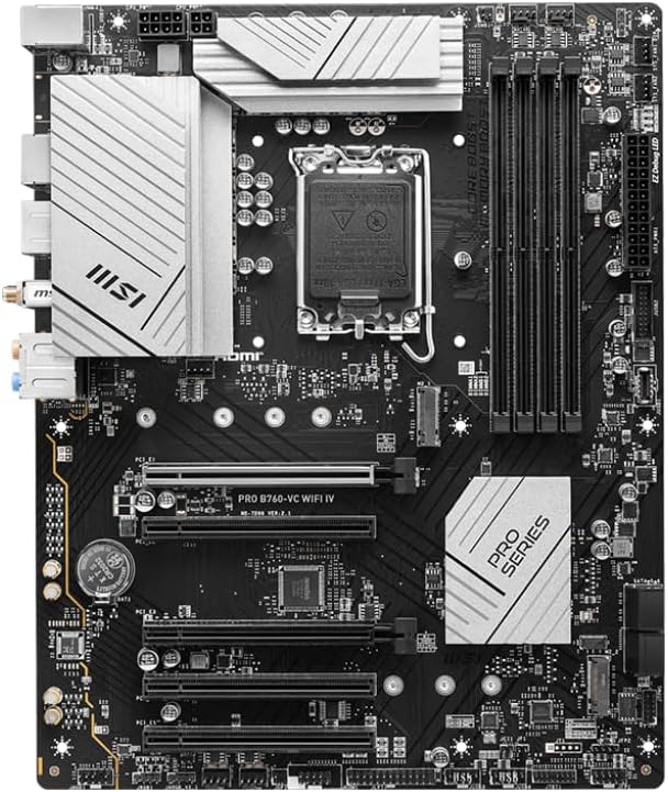 MSI PRO B760-VC WiFi IV ProSeries Motherboard