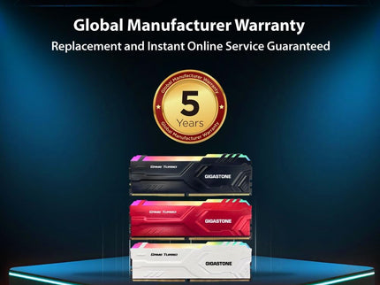 【RGB DDR5 RAM】 GIGASTONE Game Turbo 128GB Kit
