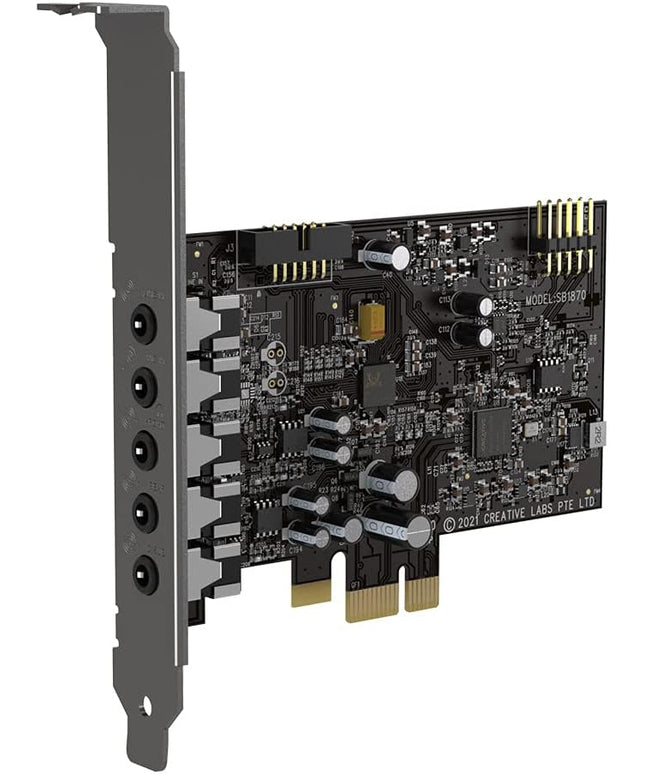 Creative Sound Blaster Audigy Fx V2 Upgradable Hi-res PCI-e Sound Card