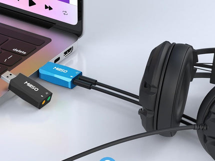 MillSO External USB Sound Card