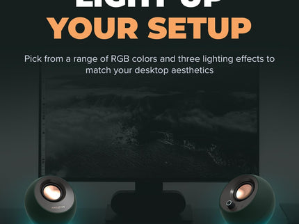 Creative Pebble Pro 2.0 USB-C Computer Speakers