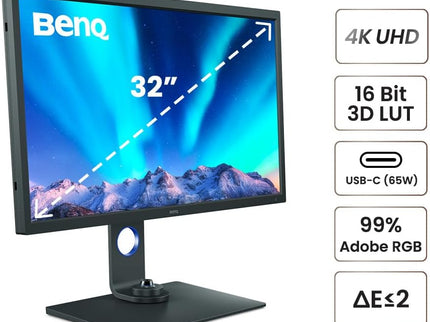 BenQ SW321C 32" 4K UHD Photo & Video Editing Monitor