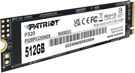 Patriot Memory P320 512GB Internal SSD