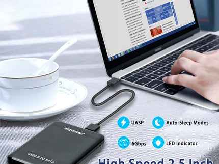 2.5'' SSD HDD External Hard Drive Enclosure