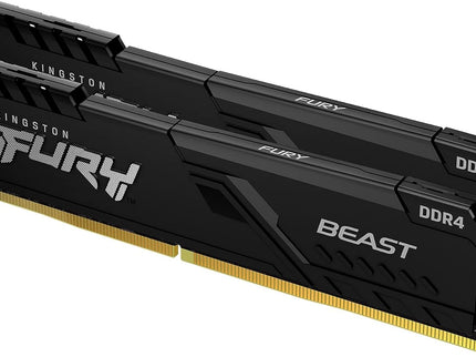 16GB 3200MHz DDR4 CL16 DIMM (Kit of 2) Fury Beast Black