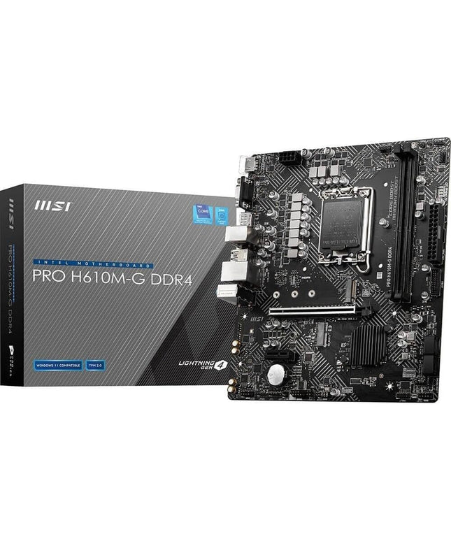 MSI PRO H610M-G DDR4 Motherboard