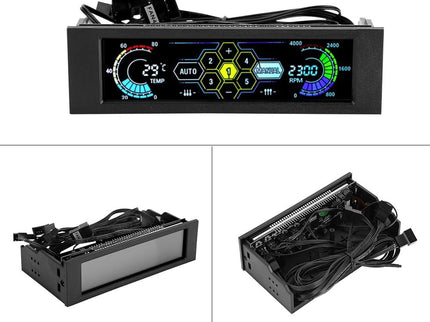 5-Channel PC Fan Controller – Front Panel LCD