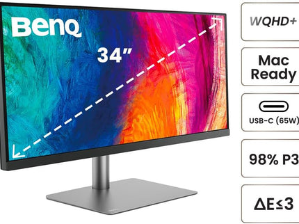 BenQ PD3420Q 34” WQHD Ultrawide Monitor