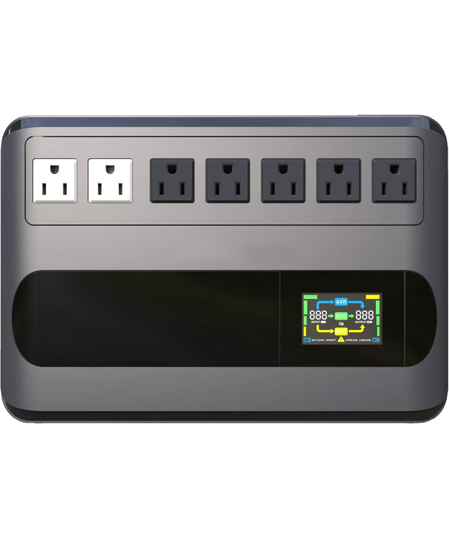 UPS 1000VA 500W Uninterruptible Power Supply