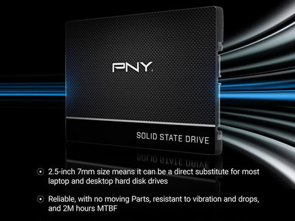 PNY CS900 1TB 3D NAND 2.5" SATA III Internal Solid State Drive (SSD)