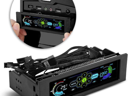 5-Channel PC Fan Controller – Front Panel LCD