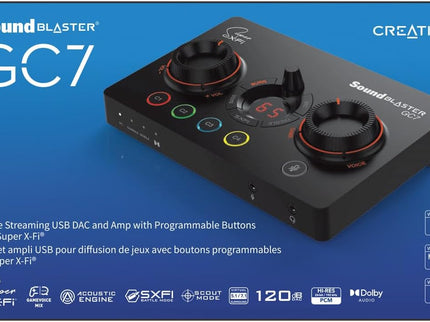 Creative - Sound Blaster GC7 Next Gen Gaming USB Soundcard