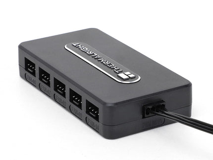 Thermalright Fan Hub Controller Rev.A – 10-Port 4-Pin 12V, SATA Powered, Magnetic + Paste, Supports 10 Fan Groups