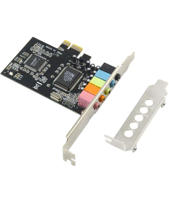 5.1 Internal PCIe Sound Card for PC Windows 8 7 with Low Profile Bracket