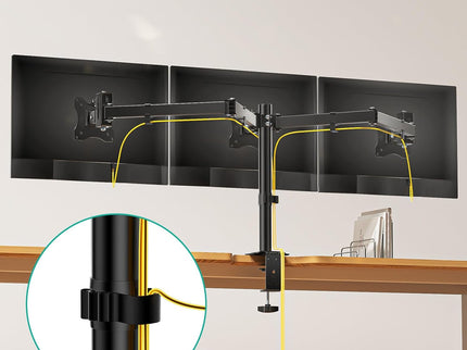 WALI Triple Monitor Mount