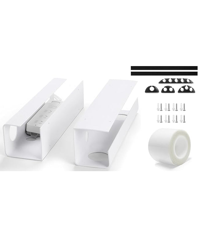 ZhiYo 2-Pack Large Cable Management Tray