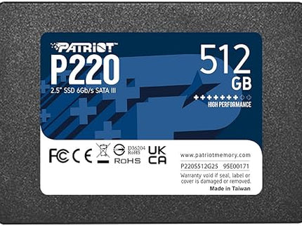 Patriot Memory P220 512GB Internal SSD