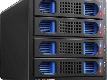 Aluminum 4 Bay 10Gbps Hard Drive