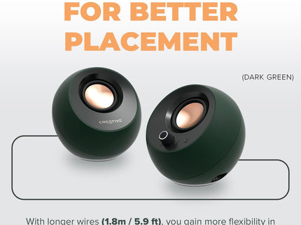 Creative Pebble Pro 2.0 USB-C Computer Speakers