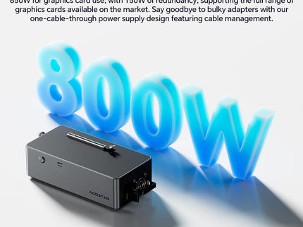 AG02 EGPU Dock with 800W PSU