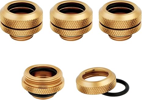 Corsair Hydro X XF Hardline 14mm OD Fittings – 4 Pack