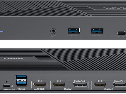 WAVLINK DisplayLink Docking Station Triple Monitor 4K@60Hz for 3 Monitors
