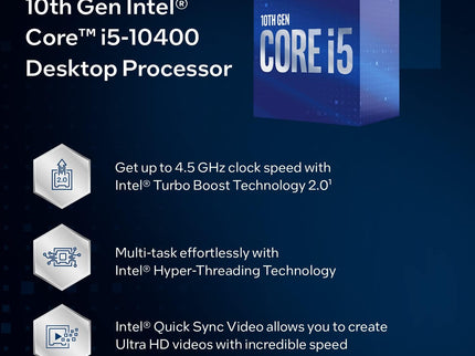 Intel Core i5-10400 Desktop Processor