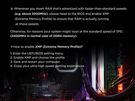 【DDR4 RAM】 GIGASTONE Game PRO 32GB Kit