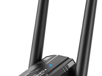 USB WiFi 6 Adapter with Bluetooth 5.4 Dual Band 2.4/5GHz