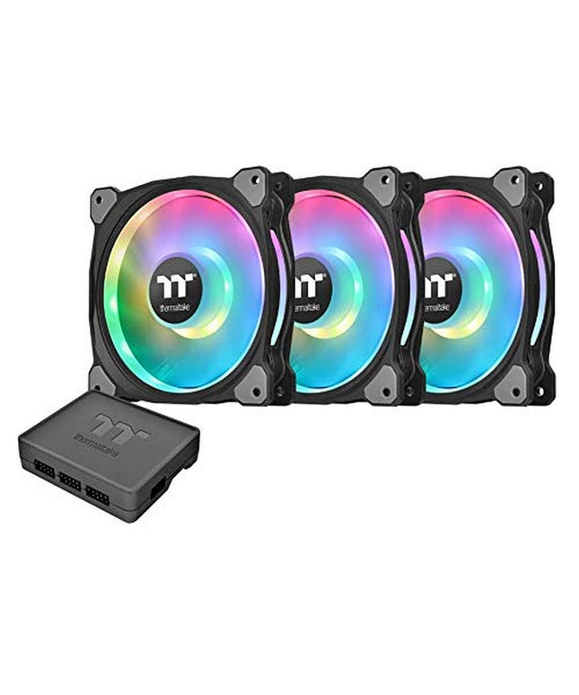 Thermaltake Riing Duo 120mm 3-Pack Case/Radiator Fans – 16.8M RGB