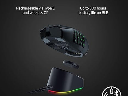 Razer Naga V2 Pro Wireless MMO Mouse – 30K DPI