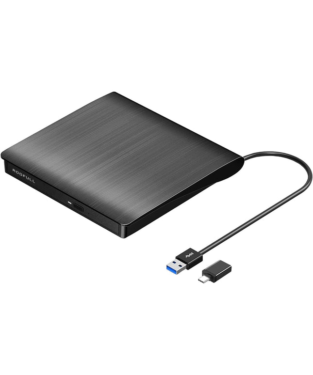 ROOFULL External CD DVD Drive for Laptop