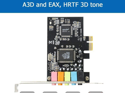 5.1 Internal PCIe Sound Card for PC Windows 8 7 with Low Profile Bracket