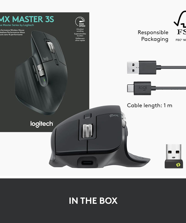 Logitech MX Master 3S Wireless Mouse