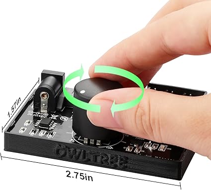 4-Pin 12V PWM Fan Hub – 6 Fans, SATA/DC Powered, 60W Output