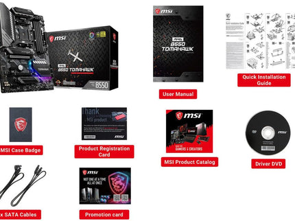 MSI MAG B550 TOMAHAWK Gaming Motherboard