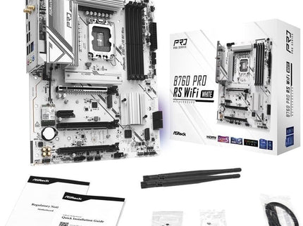 Asrock B760M Pro RS WiFi White Intel Micro ATX Motherboard