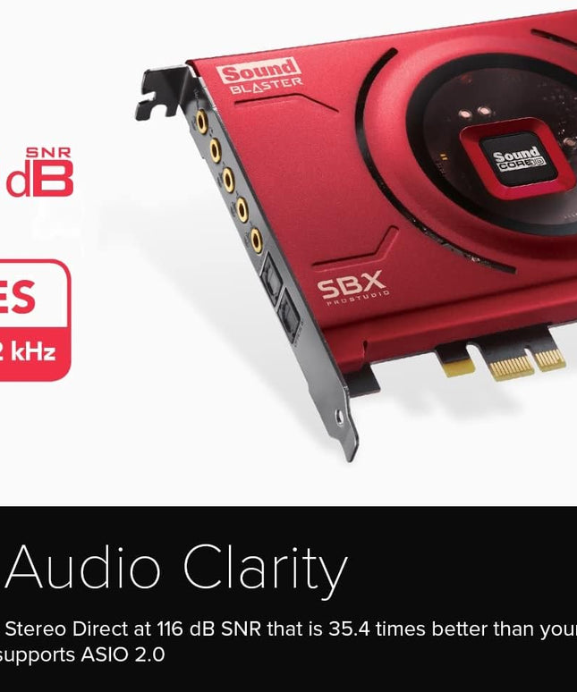 Creative Sound Blaster Z SE Internal PCI-e Gaming Sound Card