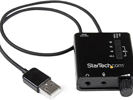 StarTech.com USB Sound Card w/ SPDIF Digital Audio & Stereo Mic