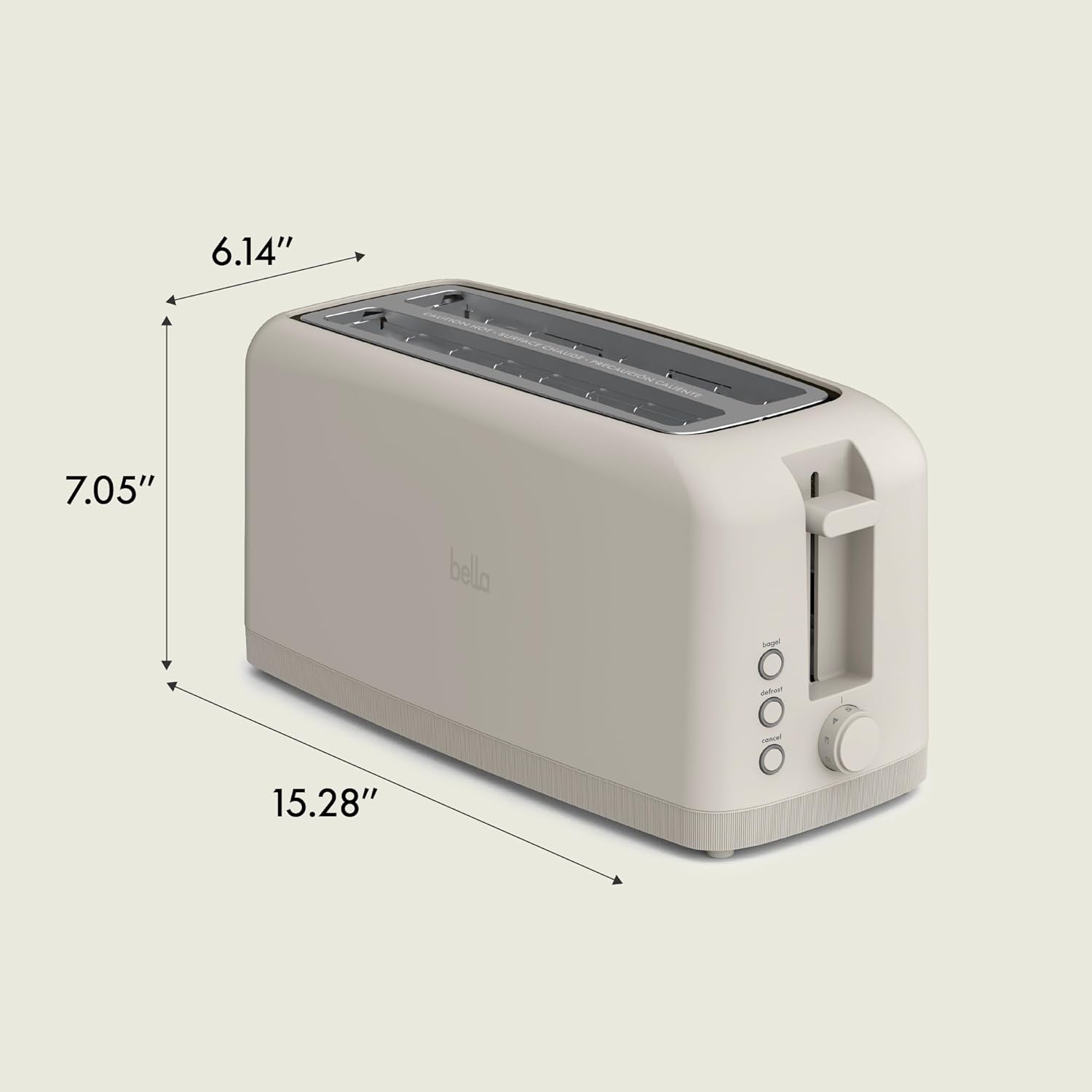 Bella 4 Slice Slim Toaster