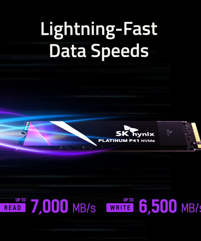 SK hynix Platinum P41 1TB PCIe NVMe Gen4 M.2 2280 Internal Gaming SSD