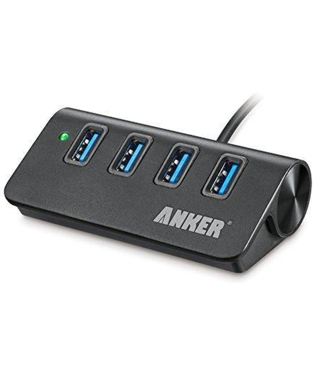 Anker 4-Port USB 3.0 Unibody Aluminum Portable Data Hub